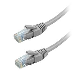 iCAN CAT6 Ethernet Patch Cable, UTP 24AWG, 1FT, Grey