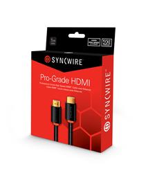 SYNCWIRE Pro-Grade 4K High Speed HDMI Cable with Ethernet - 5M/16.4ft(Open Box)