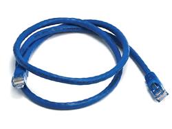 MONOPRICE Cat6 Ethernet Patch Cable, 3ft, Dark Blue