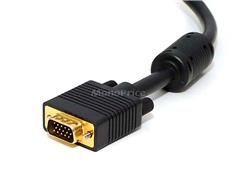 Monoprice 50ft Super VGA M/M CL2 Rated (For In-Wall Installation) Cable with Ferrites (Gold Plated)