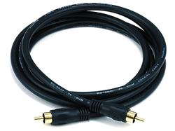 Monoprice 6ft Coaxial Audio/Video RCA Cable M/M RG59U 75ohm (for S/PDIF, Digital Coax, Subwoofer & Composite Video)