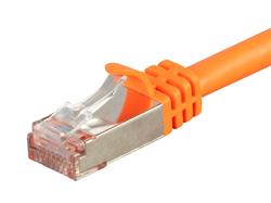 Monoprice Entegrade Series Cat7 Double Shielded (S/FTP) Ethernet Patch Cable - Snagless RJ45, 600MHz, 10G, 26AWG, 2ft, Orang...