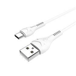 HOCO Cable USB to Type-C “X37 Cool power” charging data sync, 1 meter, White