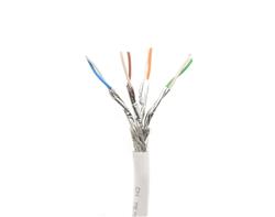 iCAN Premium CAT7 Ethernet Cable,High Speed 10Gbps 600MHz, Shielded S/STP, 100FT, White