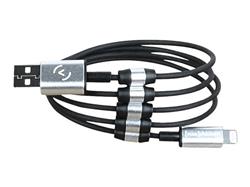 Fuse Chicken Rivet Charge 3ft MFI LIGHTNING Cable with Ultimate Cable Management