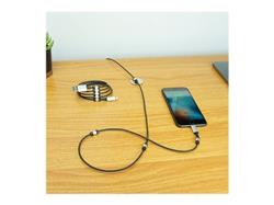 Fuse Chicken Rivet Charge 3ft MFI LIGHTNING Cable with Ultimate Cable Management