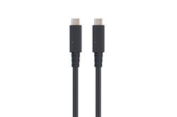 iCAN Premium USB 4.0 Type C To Type C, 40Gbps, 100W Cable, M/M, 2.6ft, Black(Open Box)