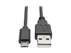 Tripp Lite USB 2.0 Hi-Speed A to Micro-B Coiled Cable (M/M) - 6 ft. (U050-006-COIL)