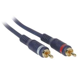 Cables To Go (Velocity) - Câble audio RCA - 50 pi - Bleu (29101)
