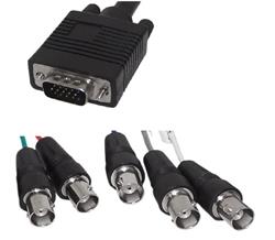 ICAN SVGA Male - 5 BNC Male Cable - 10ft. (SVGA-C5BNC-F10)