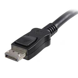 STARTECH DisplayPort Cable with Latches - M/M (Black) - 6 ft.