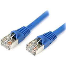 StarTech Snagless Shielded RJ45 F/UTP Cat 5e Patch Cable (Blue) - 50 ft. (S45PATCH50BL)