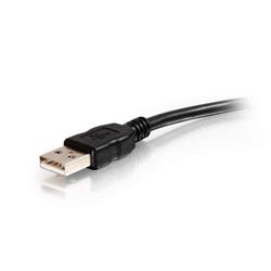 Cables To Go USB A/B Active Cable (Center Booster Format) - USB for Hard Drive, Printer, Interactive Whiteboard - 25 ft - 1 x T