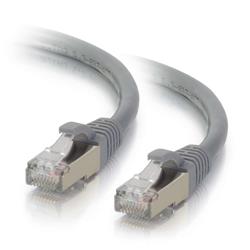 C2G CAT6 Snagless STP Cable- Grey 30ft