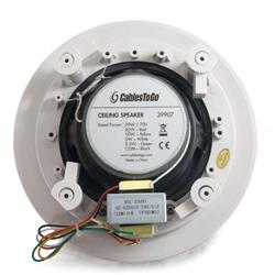 C2G 5in Ceiling Speaker 70v - White (39907)