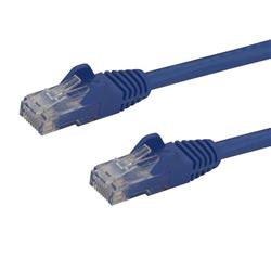 StarTech Snagless Cat6 UTP Patch Cable (Blue) - 15 ft. (N6PATCH15BL)