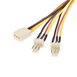 STARTECH 6 in TX3 Fan Power Splitter Cable