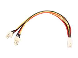 STARTECH 6 in TX3 Fan Power Splitter Cable