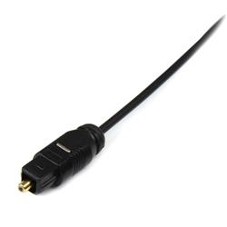 StarTech 3 ft Toslink SPDIF Optical Digital Audio Cable (THINTOS3)