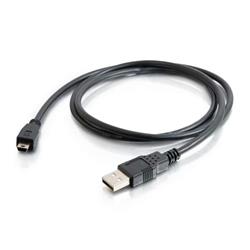 Cables To Go USB Cable - Type A Male - Mini Type B Male - 1m - Black (27329)