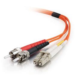 C2G Duplex Multimode PVC Fiber Optic Cable