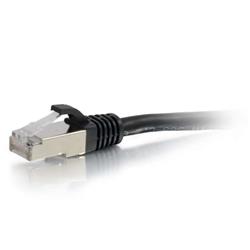 C2G CAT6A Snagless UTP Cable- Black 4ft