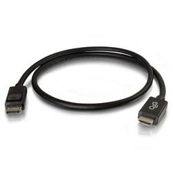 C2G DisplayPort Male to HD Male Adapter Cable(Black) - 3 ft. (54325)