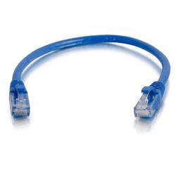 C2G (23828) Cat5e Snagless UTP Ethernet Network Patch Cable 1ft - Blue