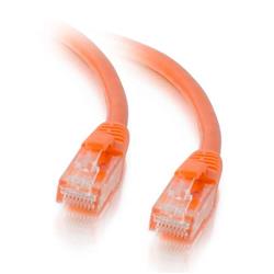 Câble de raccordement de réseau non blindé Cat5e de Cables To Go à dégagement rapide sans accrocs, orange