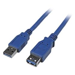 StarTech 6 ft SuperSpeed USB 3.0 Extension Cable A to A M/F - Blue | USB3SEXTAA6