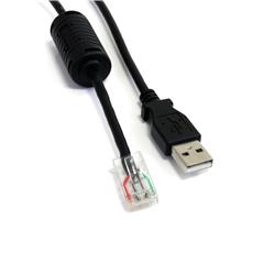 STARTECH Smart UPS Replacement Type A (M) USB - RJ-45 (M) Black. 6ft