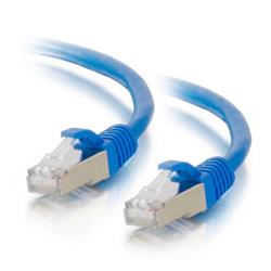 C2G CAT6A Snagless UTP Cable- Blue 5ft