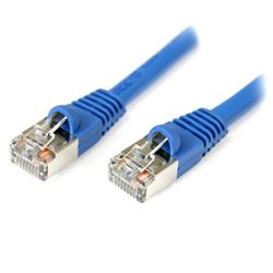 StarTech 3 ft Category 5e Snagless Shielded RJ-45 Patch Cable Blue (S45PATCH3BL)(Open Box)