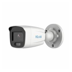 HiLook Outdoor PoE Bullet IP Camera with ColorVu (24/7 full-color video), 2K QHD, with True WDR technology, IP67 weatherproof (