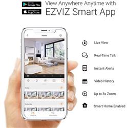 EZVIZ LC1C Outdoor Smart Wi-Fi Security Camera with Floodlight