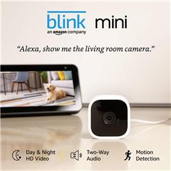 Blink Mini Indoor, Compact HD Smart Security Camera