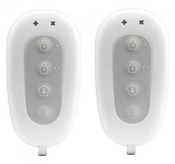 Smanos 2 Pack Remote Control (RE2300) | -Easy to carry around on a keychain or in your pocket or purse | -helps quickly arm or 