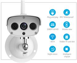 VSTARCAM 2MP 1080P Waterproof IP67 Wireless Outdoor IP Camera - White