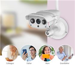 VSTARCAM 2MP 1080P Waterproof IP67 Wireless Outdoor IP Camera - White