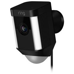 Ring Spotlight Cam Wired HD Security Camera - Black