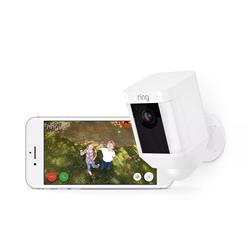 Ring Spotlight Cam Battery HD Security Camera - White