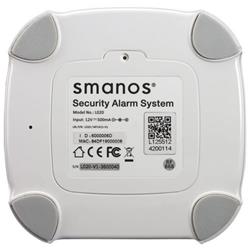 SMANOS L020 Security Alarm System (L020) | -works with both iOS and Android apps | -Security resilience is built in the system,