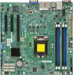 Supermicro X10SLH-F-O Server Motherboard -mTAX, Retail Pack (MBD-X10SLH-F-O) - for LGA1150 Intel Xeon E3-1200 v4 v3 CPU