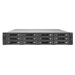 Qnap TVS-EC1280U-SAS-RP Network Attached Storage 12-Bay 2U Rackmount NAS Server - Intel Xeon E3-1245 3.4GHz 16GB (TVS-EC1280U-S