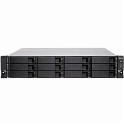 QNAP TS-1277XU-RP-2600 12-Bay 2U Rackmount NAS Server - iSCSI IP-SAN with Redundant Power Supply (TS-1277XU-RP-2600-8G-US)