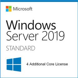 Supermicro Microsoft Windows Server 2019 Standard - 4 Additional Core License Only, No Key (SFT-MS-WS19STD4A)