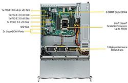 Supermicro Intel Xeon Slver 4208 12x 10TB 12-Bay 2U Rack Storage Server (5029P-E1CTR12L-OTO63)