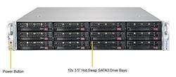 Supermicro Intel Xeon Slver 4208 12x 10TB 12-Bay 2U Rack Storage Server (5029P-E1CTR12L-OTO63)