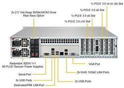 Supermicro Intel Xeon Slver 4208 12x 10TB 12-Bay 2U Rack Storage Server (5029P-E1CTR12L-OTO62)