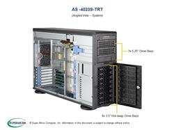 Supermicro Dual-CPU AMD EPYC 7351 Tower Server - Special-built (4023S-TRTOTO51) - 2x AMD EPYC 7351 16-Core 2.4GHz Processors, 1